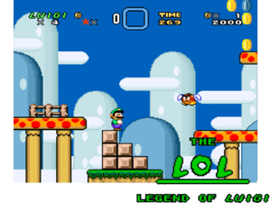 Legend of Luigi (SMW1 Hack) Cover